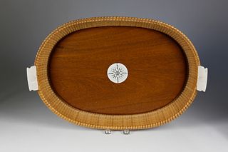 Bill and Judy Sayle Nantucket Oval Serving Tray, 1982