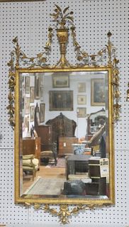 Vintage And Fine Quality Giltwood Urn Form Mirror