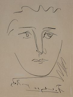 Pablo Picasso (1881 - 1973) "Pour Robie" Etching