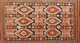 Vintage Hand Loomed Kilim Carpet