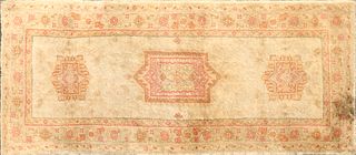 Vintage Turkish Angora Oushak Oriental Carpet