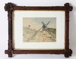 Watercolor on Paper “The Old Mill – Nantucket”