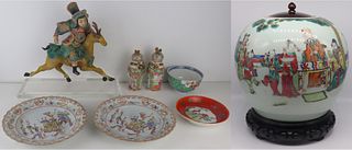 Assorted Grouping of Asian Porcelain Items.