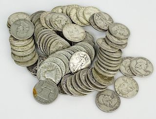 Lot of Eighty (80) Silver Liberty Half Dollars