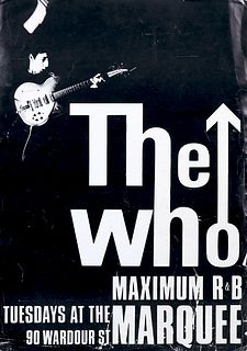 Original The Who Poster 1964 London
