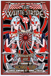 White Stripes Dennis Loren Signed Poster 2003