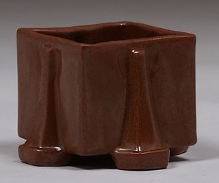 Contemporary Hampshire Pottery Prairie School Vase