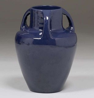 Frederick Rhead - Santa Barbara Cobalt Blue Vase c1917