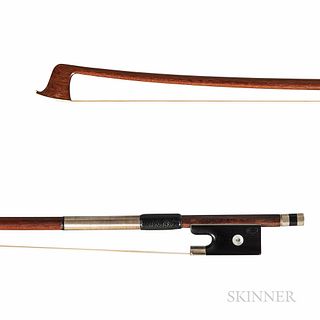 Nickel-mounted Violin Bow, Emil Kuehnl