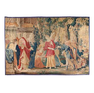 An Aubusson Wool Tapestry