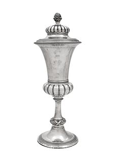 A Russian Silver Cup and Cover
