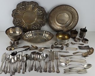 STERLING. Assorted Sterling Hollow Ware & Flatware