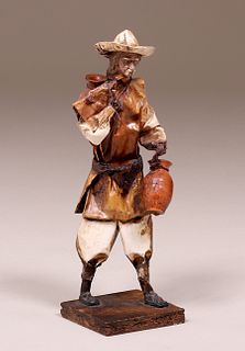 Folk Art Ceramic Figure c1960s