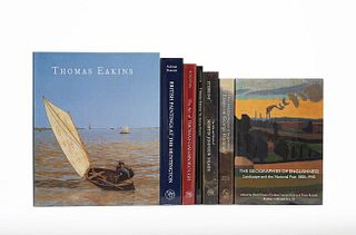 Libros sobre Arte Británico. British Paintings at the Huntington / The Art of Thomas Gainsborough / Thomas Eakins... Piezas: 7.