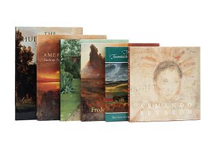 Libros sobre Realismo Americano. Frederic Edwin Church / The Hudson River School / William Merritt Chase... Piezas: 6.