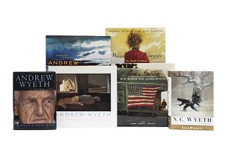 Libros sobre Newell Convers y Andrew Wyeth. One Nation: Patriots and Pirates Portrayed / Autobiography / Unkown Terrain... Piezas: 6.