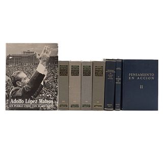 LOTE DE LIBROS SOBRE ADOLFO LÓPEZ MATEOS.  a) Documentos.  Años: 1960 - 1961 - 1962 - 1963. Piezas: 8.