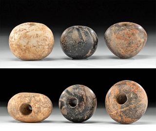 Anatolian / Mesopotamian Stone Mace Heads, ex Sotheby's