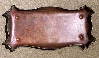 Massive Armen Hairenian Hammered Copper Tray c1920s