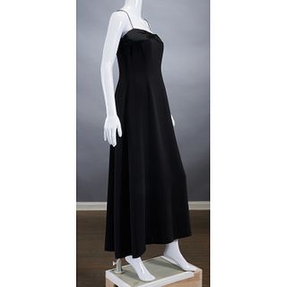 Giorgio Armani black evening dress