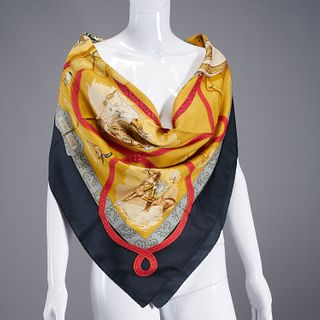 Hermès "Charreada" 90 cm silk scarf