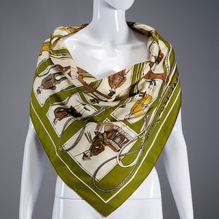 Hermès "Grande Livree" 90 cm silk scarf