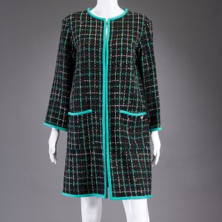 Chanel boucle tunic coat