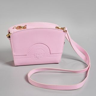 Gianni Versace pink medusa handbag