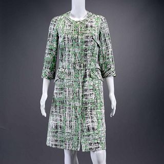 Akira Isogawa Pollock inspired print dress