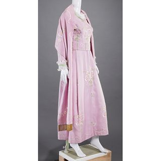 Ladies bespoke lilac organza gown