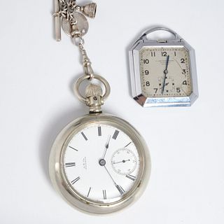 (2) Vintage men's pocket watches