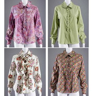 Group of Etro Milano blouses