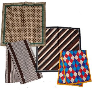 Group of Yves Saint Laurent silk scarves