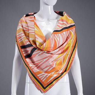 Emilio Pucci print silk scarf