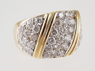 18K Yellow Gold & DIAMOND Ring