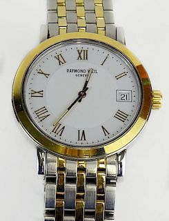 Men's Raymond Weil Two Tone Toccata Stainless Steel and Gold Plate Quartz Movement Watch