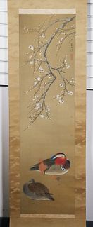 CHINESE SCROLL PAINTING, Ducks