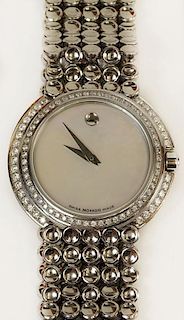 Lady's Movado Stainless Steel Quartz Movement Watch