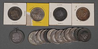 (18) Silver Half Dollar Commemorative Coins 50c