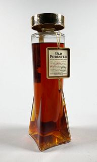 Rare OLD FORESTER Bourbon Whisky Bottle