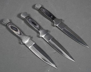 (3) Custom Dagger 5" Blade 