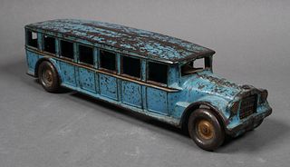 ARCADE Cast Iron Toy Fageol Safety Coach Bus