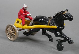 KENTON Cast Iron Toy Race Horse & Jockey