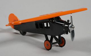 DENT Cast Iron Toy Airplane “Lucky Boy”