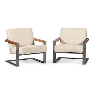 A Pair of Lounge Chairs Attributed to Formanova