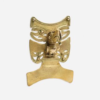 Pre-Columbian, Gold pendant