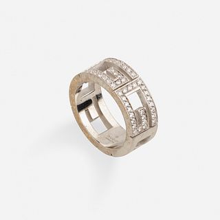 Gucci, Diamond and white gold ring