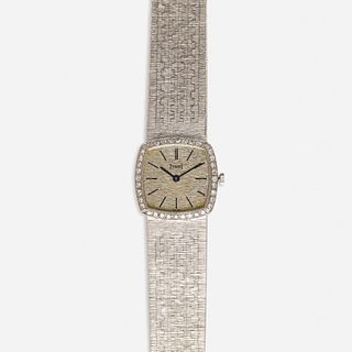 Piaget, White gold diamond watch