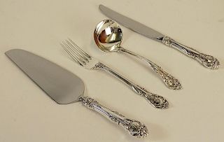 Four (4) Gorham King Edward Sterling Silver Serving Pieces