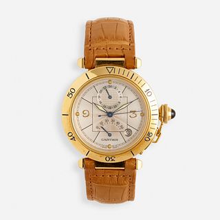 Cartier, Pasha Seatimer Yellow Gold wristwatch